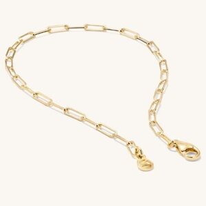 Mejuri Gold Paperclip Chain Bracelet
14k gold!